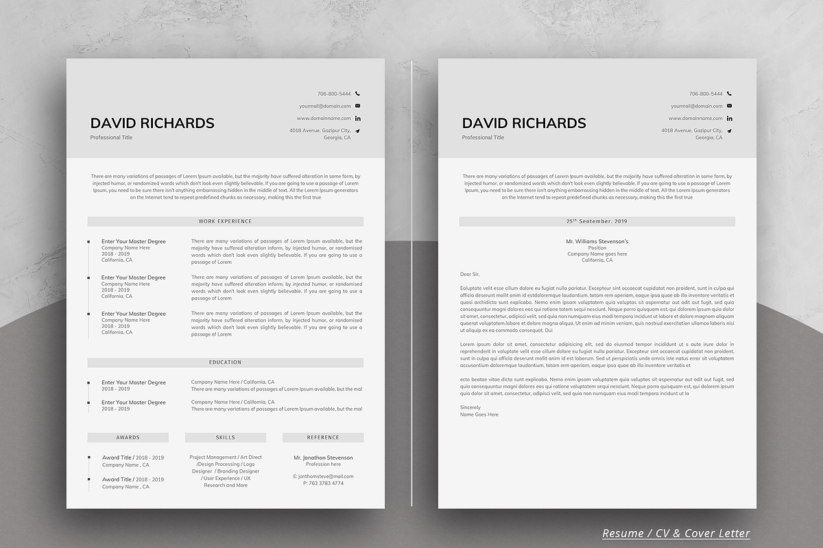Resume, a Resume Template by paulresume (Photo 2 of 3)