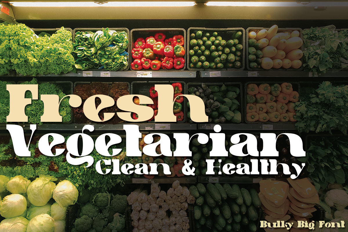 Bulky Big, a Slab Serif Font by Bramcreative (Photo 7 of 8)