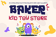 Bigmoster - Display Font, a Handwritten Font by productype1 (Thumbnail 9 of 10)