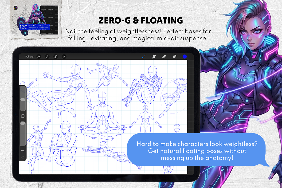 2000+ Procreate Body Bases Bundle, a Brush Add-On by Selentaori Studio (Photo 12 of 17)