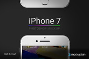 Iphone 7 Mockup Straight White, an iPhone Mockup by mockuptain (Thumbnail 7 of 7)