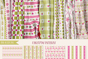 Christmas Checks and Plaids Patterns, a Pattern Graphic by Cozy pattern shop (Thumbnail 5 of 9)