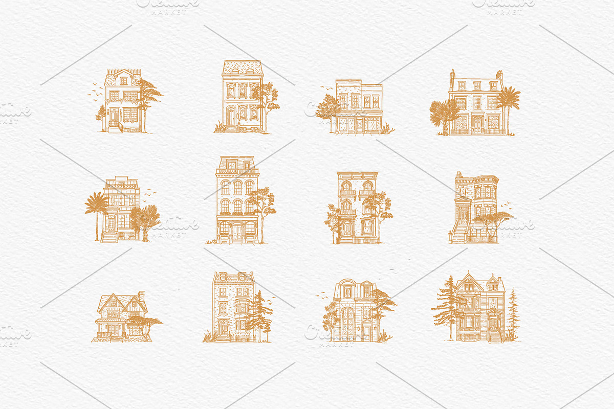 Victorian Style Houses, an Object Illustration by Anna (Photo 6 of 8)