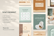 Handmade Blog Instagram Templates, a Social Media Template by Ollyta May (Thumbnail 2 of 8)