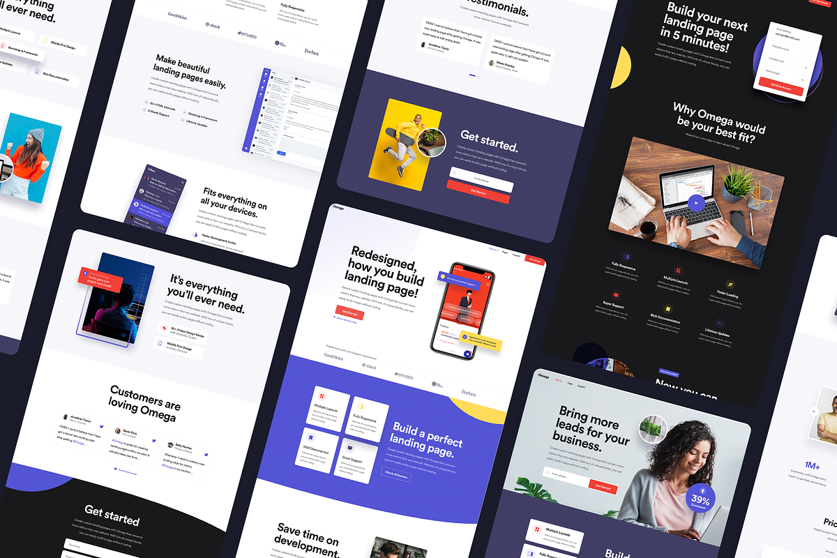 Omega - HTML5 Landing Templates, a HTML Template by FinestDevs (Photo 6 of 6)