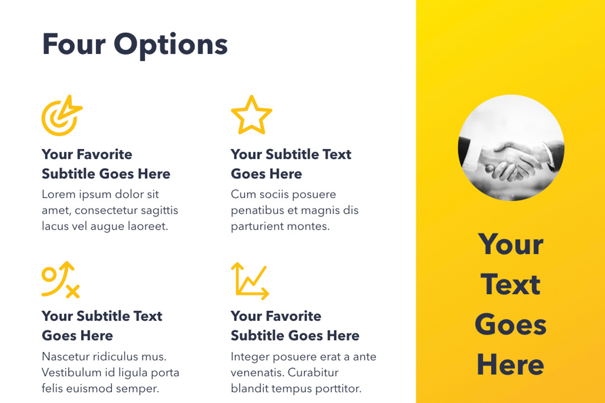 Yellow Concept PowerPoint Template, a Presentation Template by Jumsoft