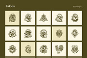 1500 Bird Logo Art Set, a Solid Icon by Creative Stall (Thumbnail 11 of 38)