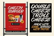 Cheesy Burger Handwritten Bold Font, a Handwritten Font by Ronny Studio (Thumbnail 8 of 9)
