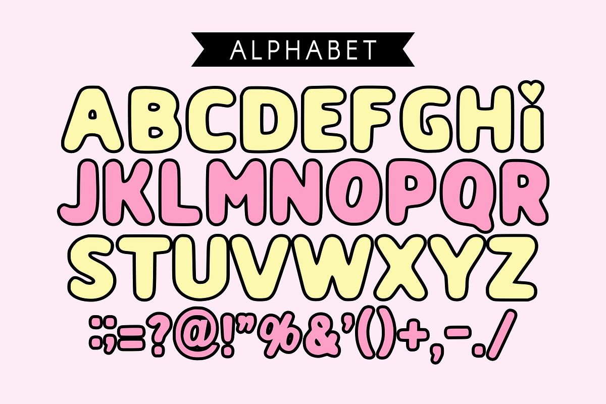 Smart Bubble - Cartoon Font Type, a Font by KiddoGlyphs Studio (Photo 4 of 5)
