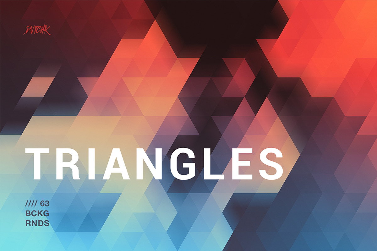 Blurry Triangles Backgrounds, a Background Graphic by dvtchk (Photo 3 of 6)