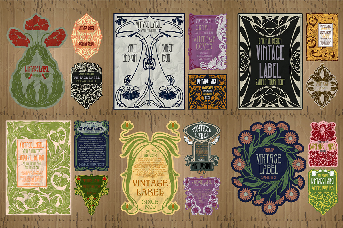 Covers Art Nouveau - sets, a Decorative Illustration by Stanislav Kharchevskyi (Photo 1 of 2)