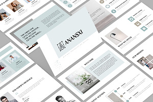 Minimal Business Presentation PPT, a Presentation Template by Mighty-Slide