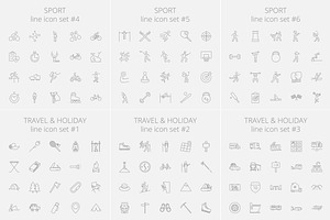 1540 Vector Line Icons Pack.