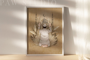 Ramadan Card Sublimation Wall Art