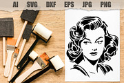 Stencils Woman, a Person Illustration by MARYCRAFTIRIA (Thumbnail 3 of 3)