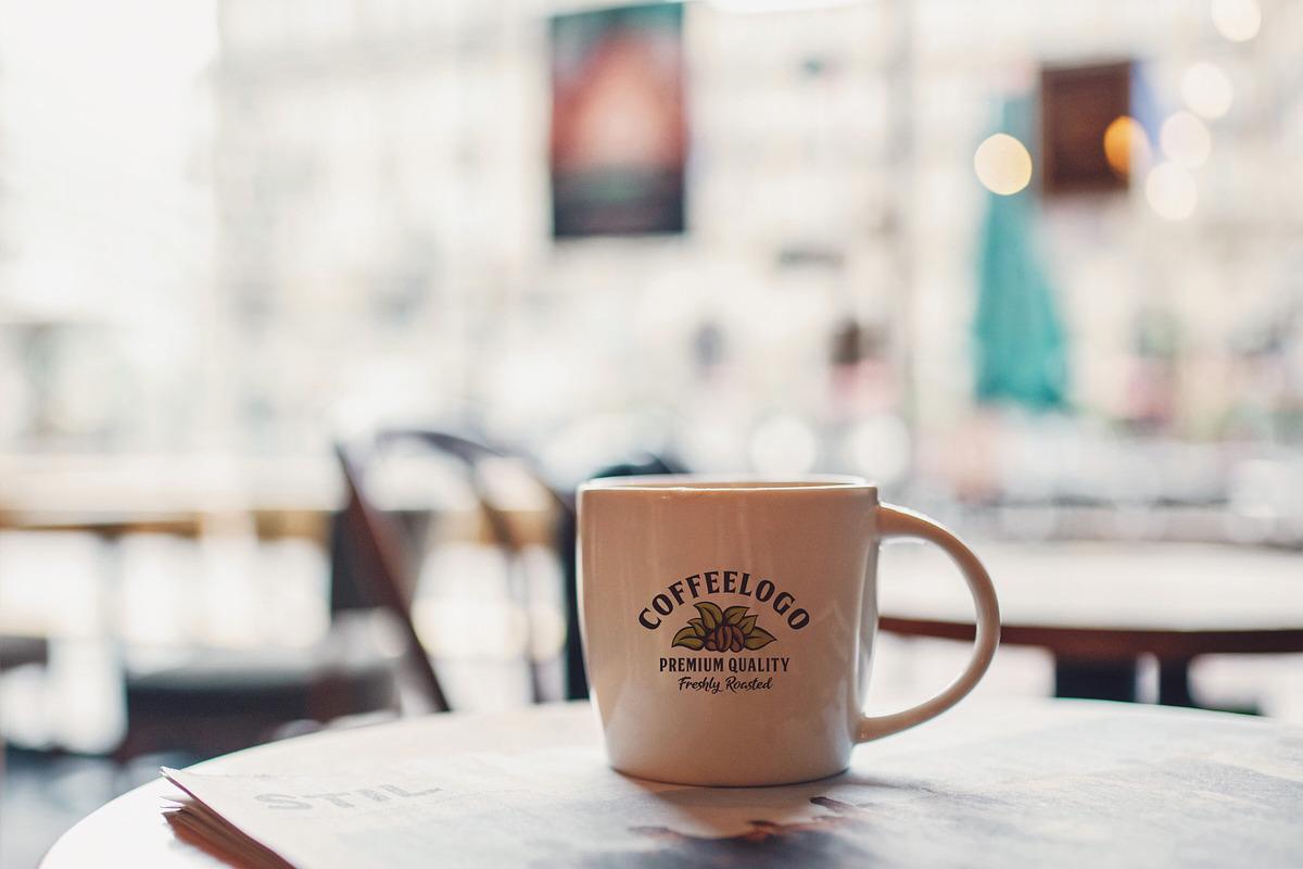 24 Coffee Mockup #3, a Cups & Container Mockup by Walentin (Photo 5 of 24)