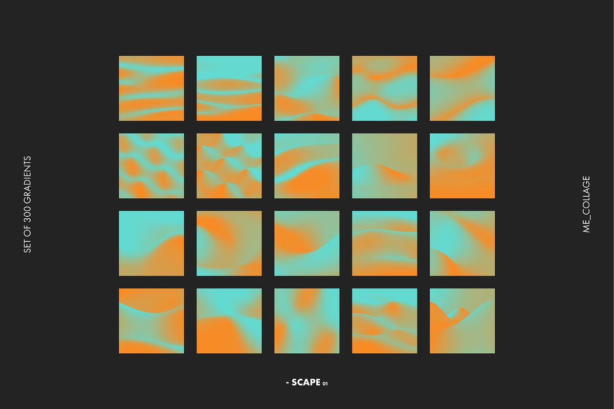 VIBRANT ABSTRACT GRADIENT TEXTURES, a Texture Graphic by ME_COLLAGE (Photo 17 of 26)