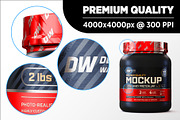 2lb Whey Protein Jar Mockup C1-Pro, a Packaging Mockup by Design Warlord (Thumbnail 12 of 16)
