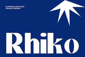 Rhiko — Ultra Bold Modern Serif Font