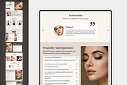 Eyelashes Salon Wix Studio Website, a Wix Template by Kitteeh (Thumbnail 11 of 11)
