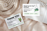 Plant Business Thank You Card FB-121, a Card Template by Snapybiz (Thumbnail 4 of 6)