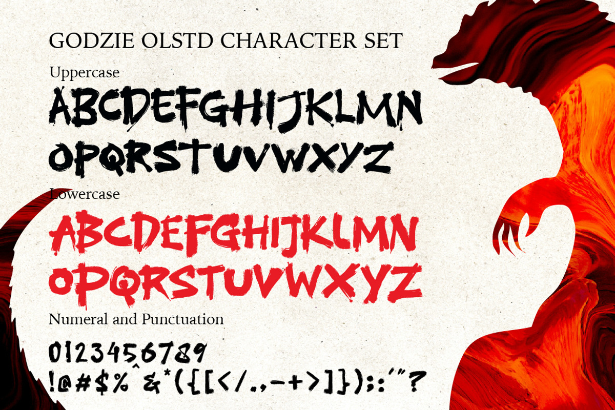GODZIE Olstd - Handwritten Brush, a Handwritten Font by Olexstudio (Photo 7 of 8)