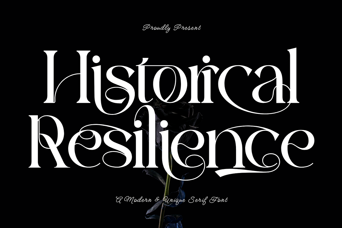 Historical Resilience - Elegant Font, a Serif Font by 177Studio (Photo 1 of 8)