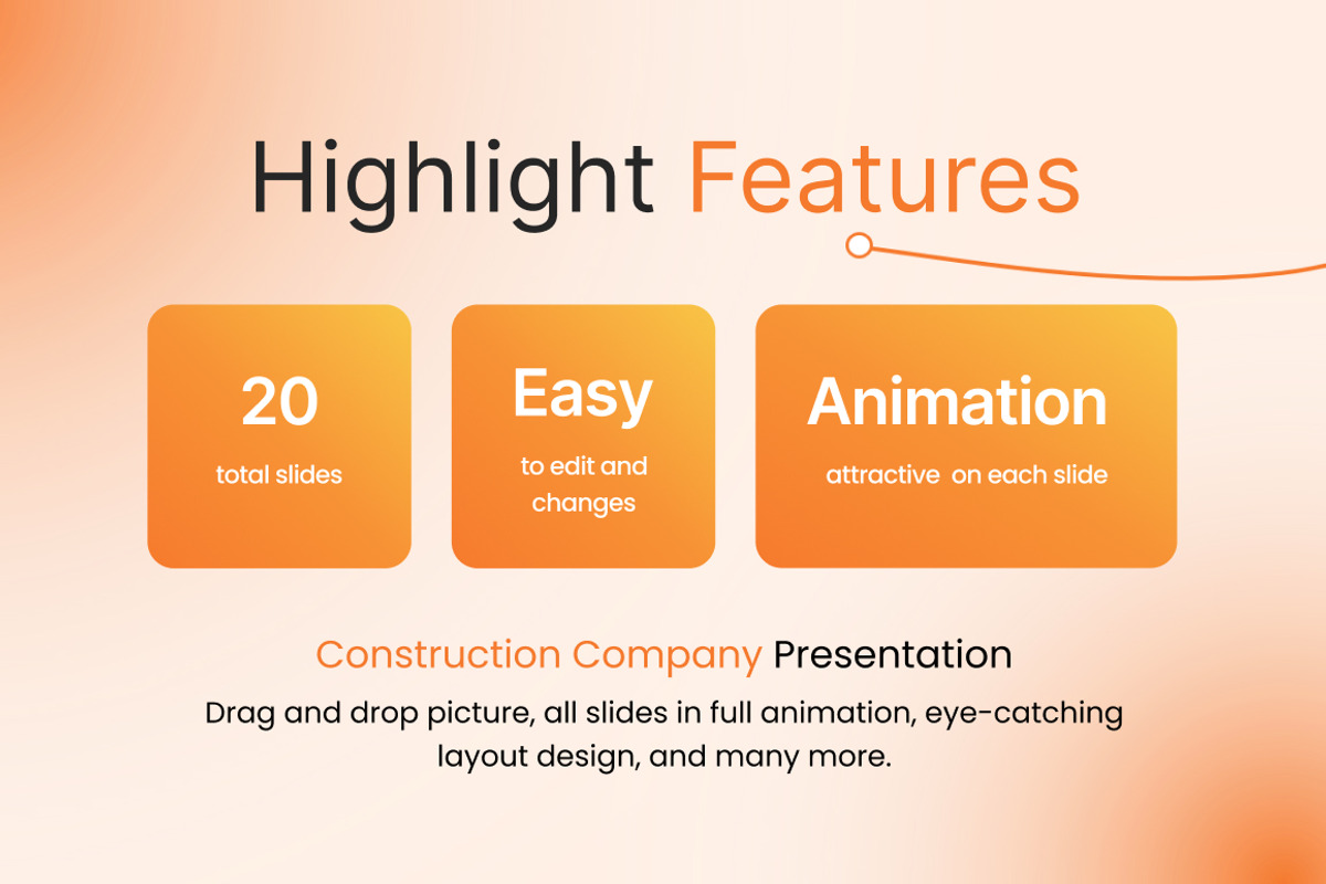 Construction Company Keynote, a Presentation Template by Loin Studio (Photo 2 of 4)