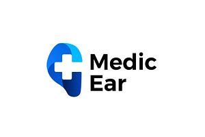 Ear Health Medical Logo Vector Icon, a Templates & Theme by VASTARD STUDIO