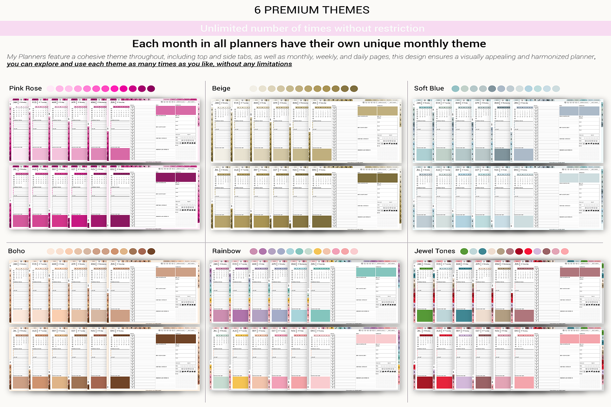 Interactive Digital Planner | iPad, a Templates & Theme by Plamarplanners (Photo 5 of 11)