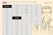 PROCREATE VINTAGE CHARACTER CREATOR, a Brush Add-On by AlexandraArt (Thumbnail 10 of 11)