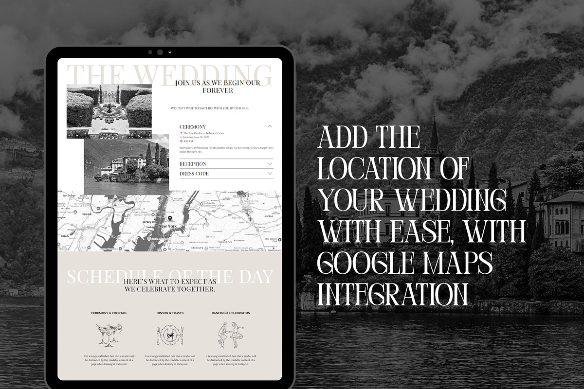 Squarespace RSVP Wedding Template, a Squarespace Template by Sofia Designs (Photo 4 of 7)