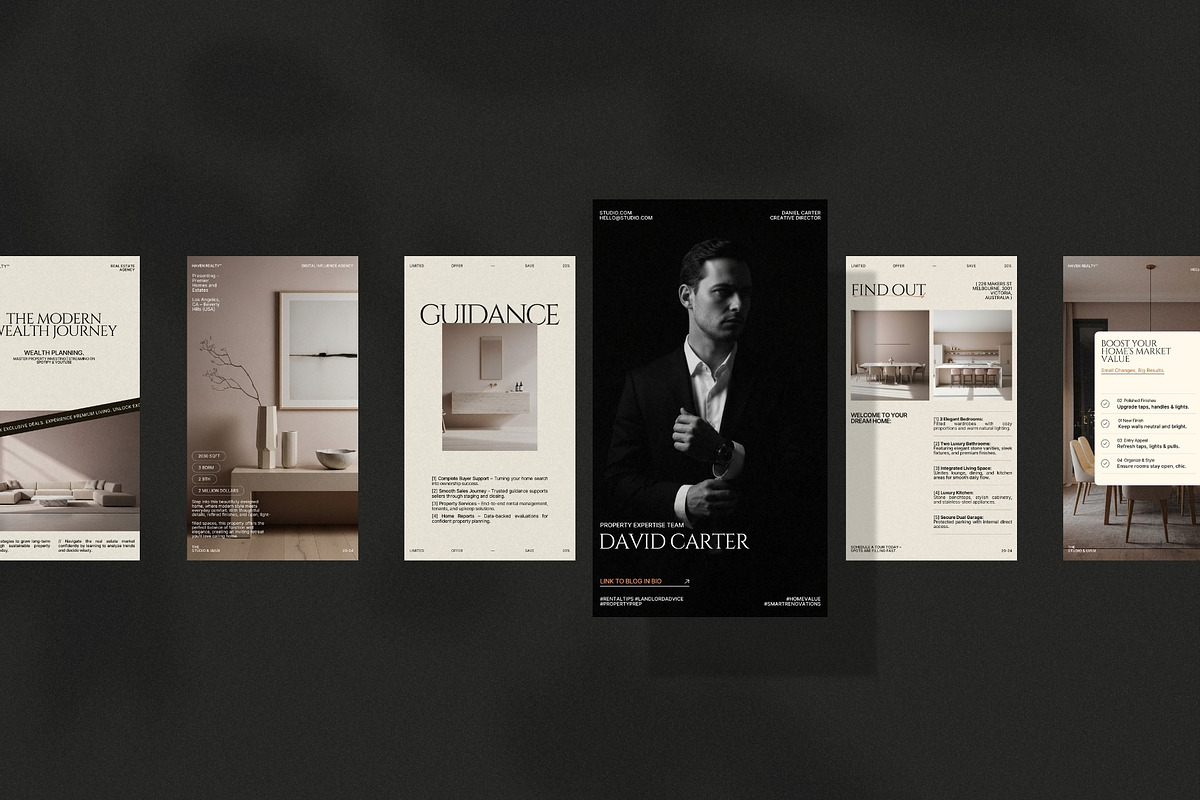 Modern Real Estate Instagram Stories, a Social Media Template by Pixel Grid (Photo 2 of 10)