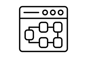 Structure Line Icon, an Icon by Pexelpy