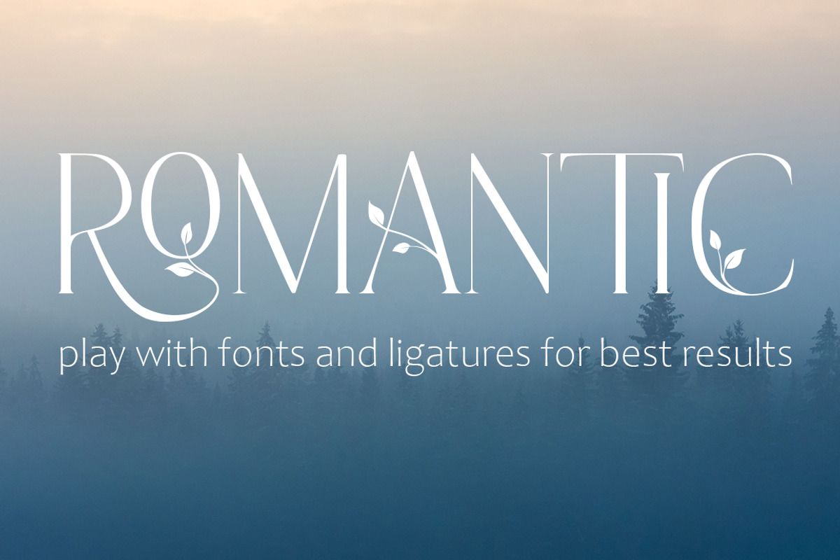 Late Fall - floral font duo, a Serif Font by Innire (Photo 5 of 12)