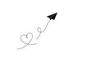 Paper Airplane Heart SVG Bundle, an Illustration by jahid234 (Thumbnail 30 of 31)