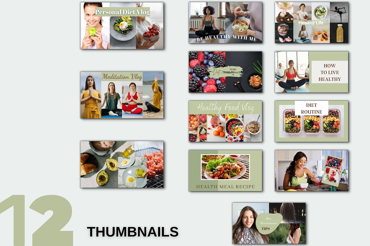 Wellness Coach Youtube branding, a Social Media Template by Millennials Marketing (Photo 3 of 8)