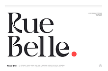 Rue Belle Editorial Serif Font