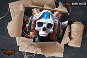Skulls Bundle - Oil Paintings, an Illustration by pixaroma (Thumbnail 12 of 15)