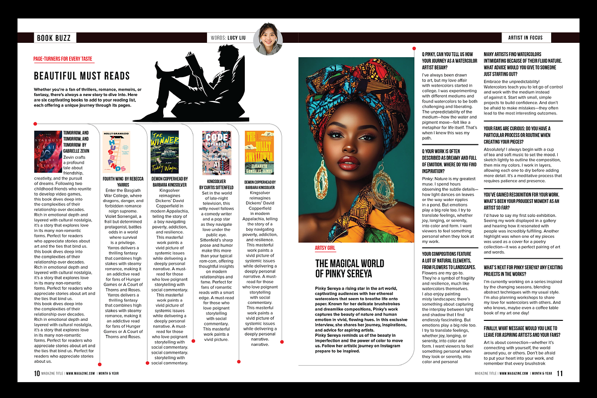 Magazine Template, a Magazine Template by Red Cactus Creative (Photo 4 of 20)