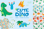 Dino Kids Collection, an Animal Illustration by AnbyArt (Thumbnail 1 of 10)