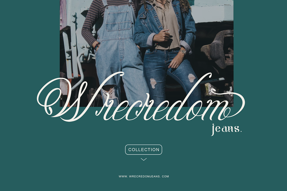 Rosallia Button - Beauty Script Font, a Script Font by Brightone (Photo 5 of 8)