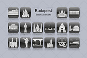 Budapest landmark icons (16x), an Icon by Artefy's Graphic Bar (Thumbnail 1 of 2)