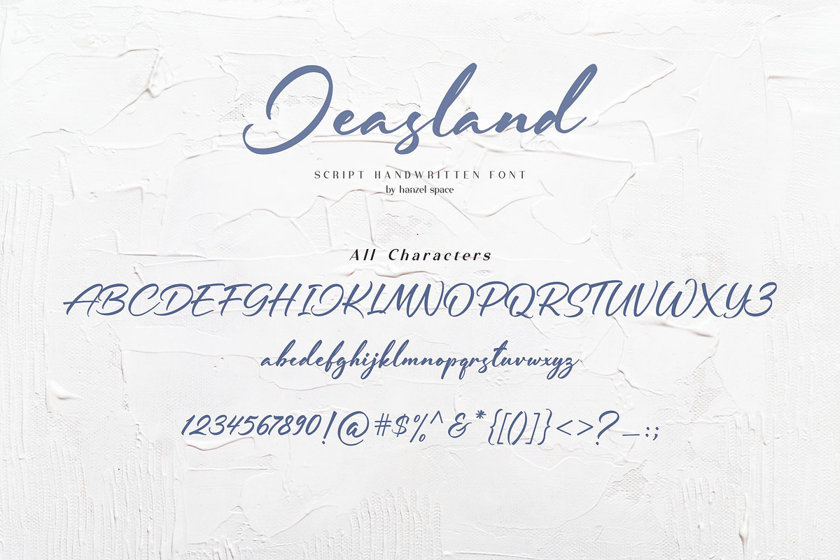 Jeasland Script, a Script Font by HanzelSpace Studio (Photo 9 of 9)