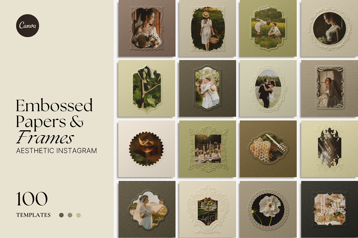 Embossed Papers and Frames Bundle, a Social Media Template by The Flossy Finch (Photo 22 of 22)