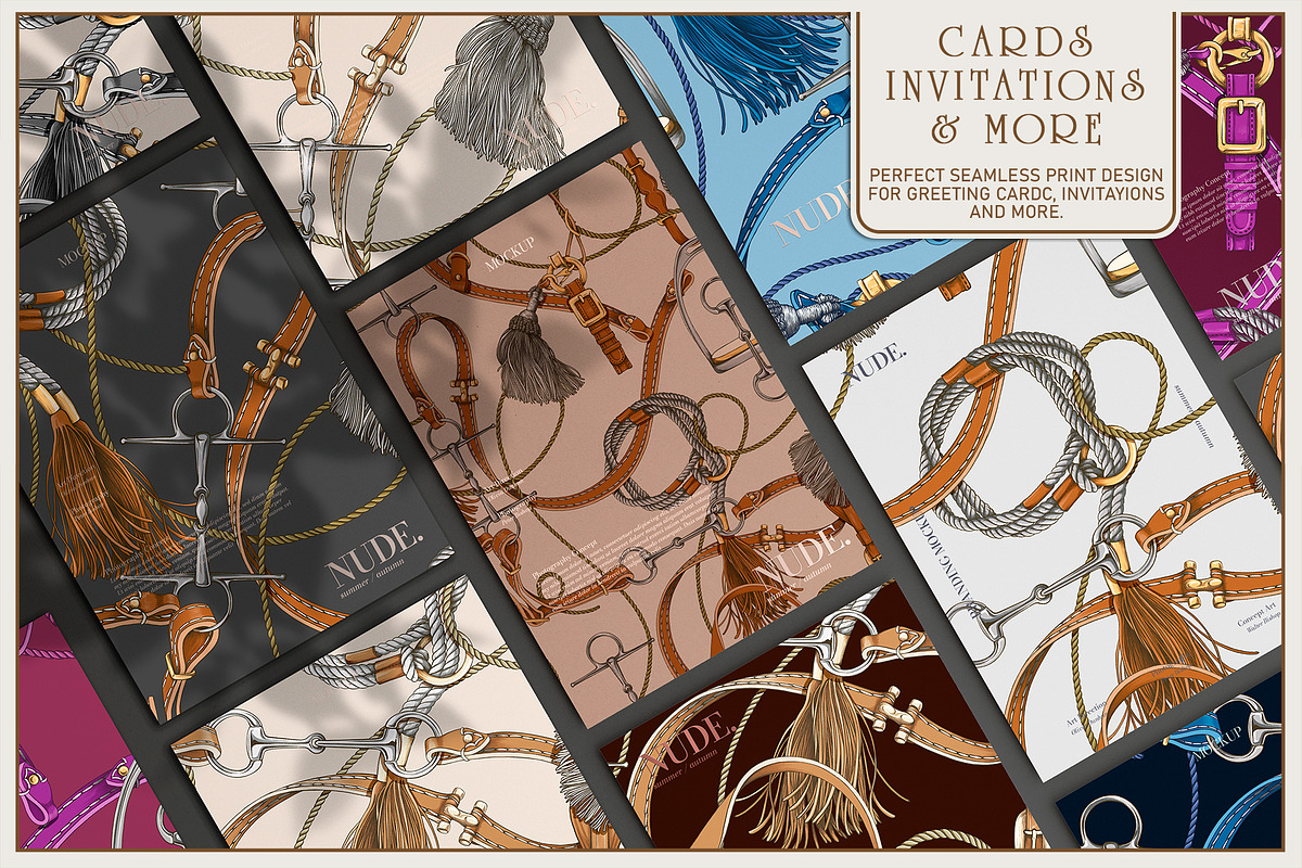 Pattern collection Rider chic, a Pattern Graphic by Natalia0307 (Photo 13 of 18)