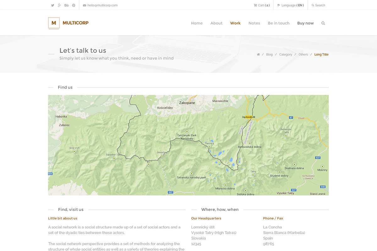 Multicorp - Clean Business WP Theme, a WordPress Template by IshYoBoy (Photo 10 of 10)