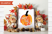 9 Watercolor Pumpkins, an Illustration by CatBoneDesign (Thumbnail 3 of 4)