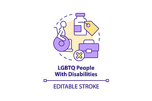 LGBTQ people with disabilities, an Icon by IMG Visuals