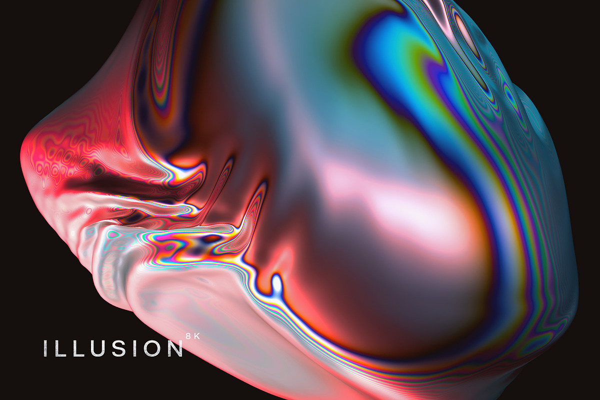 Illusion 8K: Optical Textures, an Object Graphic by RuleByArt (Photo 11 of 17)